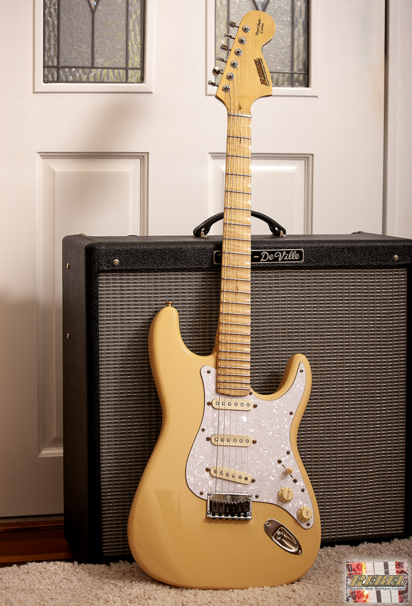 Malmsteen Inspired Stratocaster with Modern 12" Radius Scalloped Neck - Image 2