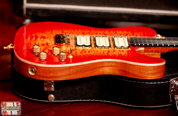 FLAMBE '59 - Tele Style Style with 5A Maple Top and Custom Switching! - Image 9