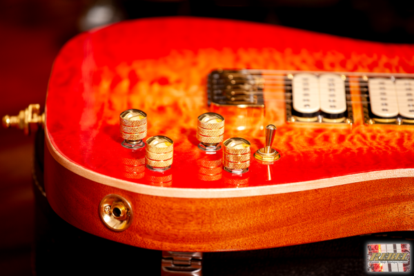 FLAMBE '59 - Tele Style Style with 5A Maple Top and Custom Switching! - Image 10