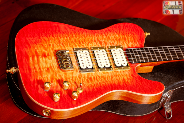 FLAMBE '59 - Tele Style Style with 5A Maple Top and Custom Switching! - Image 17