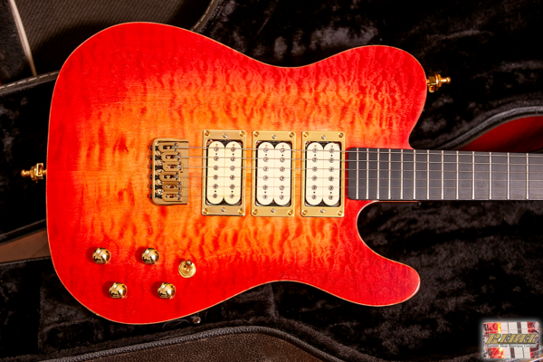 FLAMBE '59 - Tele Style Style with 5A Maple Top and Custom Switching! - Image 28