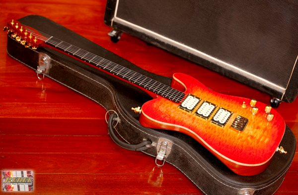 FLAMBE '59 - Tele Style Style with 5A Maple Top and Custom Switching! - Image 30