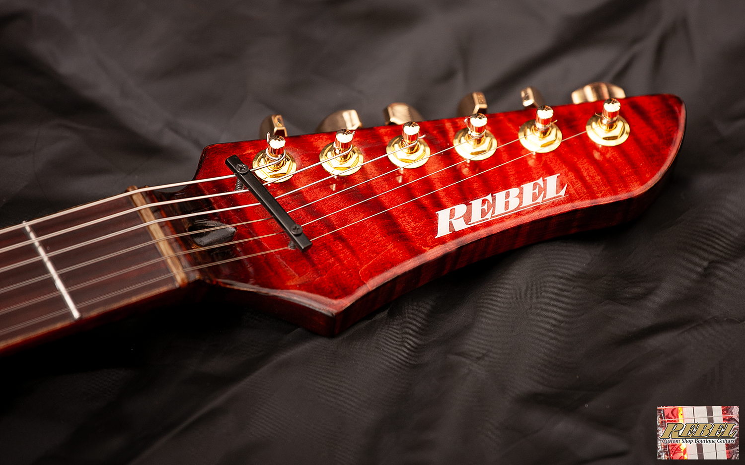 Rebel Custom Guitars Proxima 2023 - Nebula Finish under CA Clear Coat - Image 7
