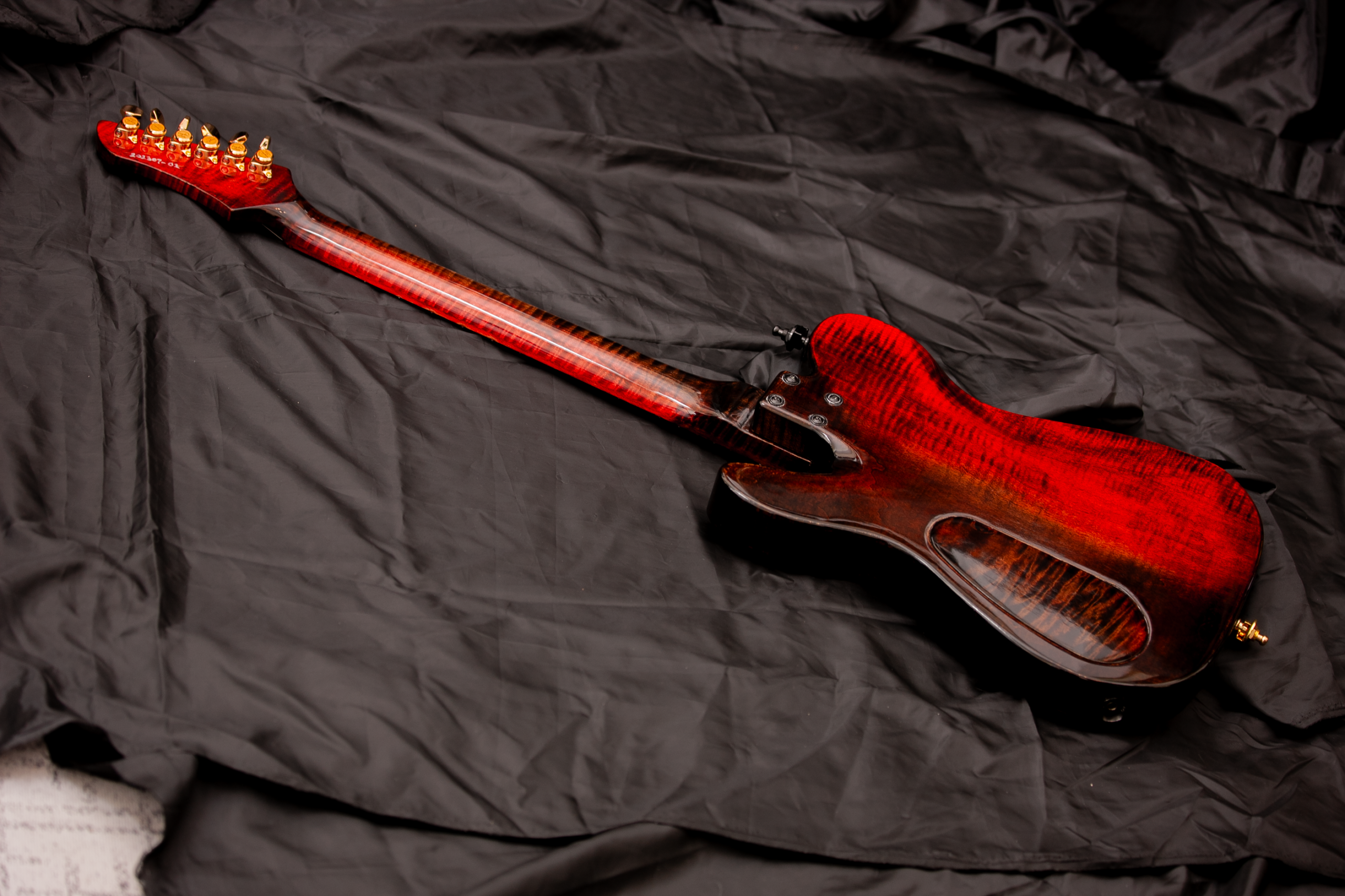 Rebel Custom Guitars Proxima 2023 - Nebula Finish under CA Clear Coat - Image 3