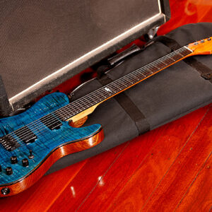 Rebel Custom Guitars Jean Genie - Figured Maple Denim Burst under High Gloss 2K