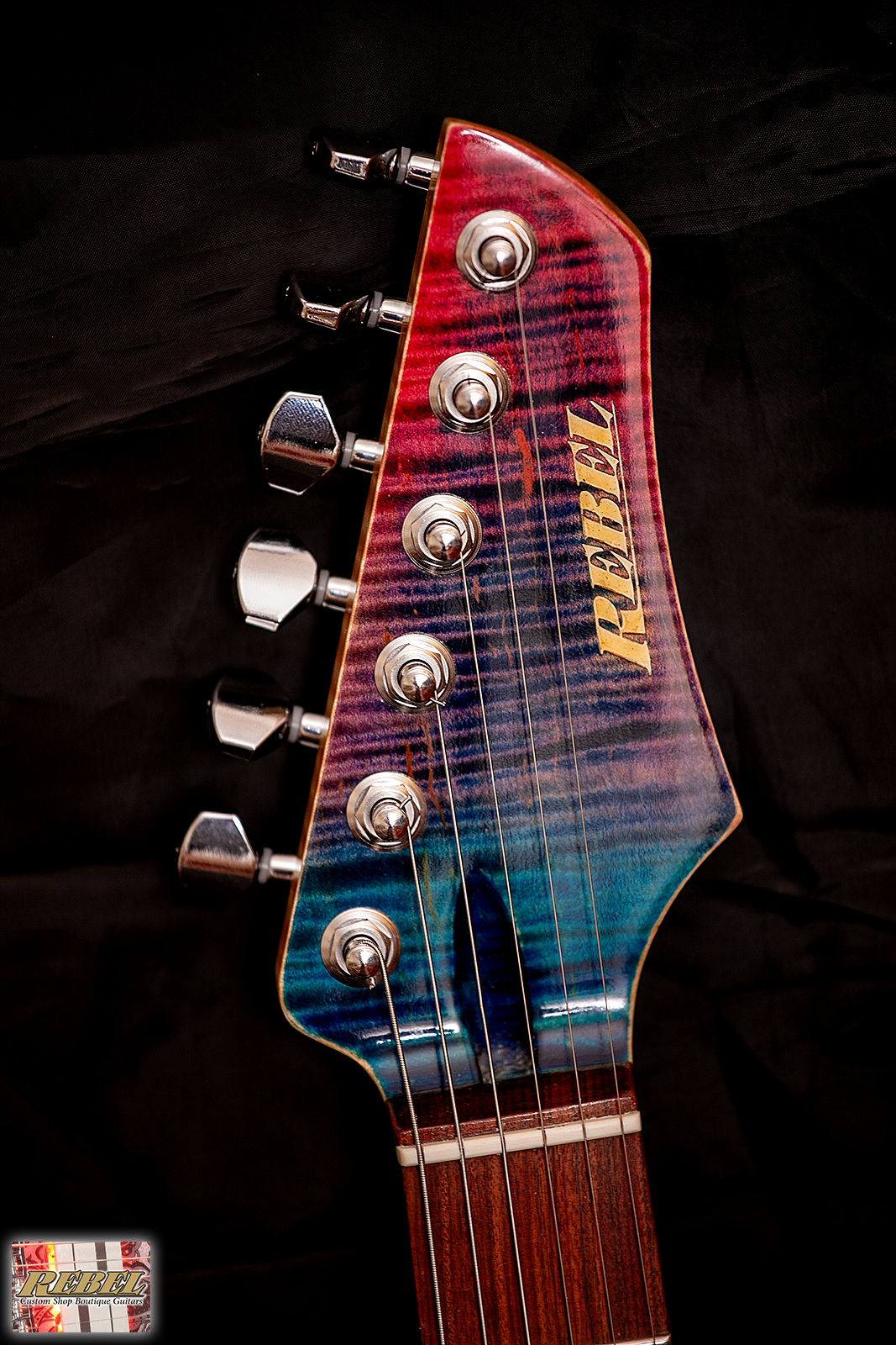 Prometheus Single Cut Away with Exquisite Maple Top and Custom Switching! - Image 5