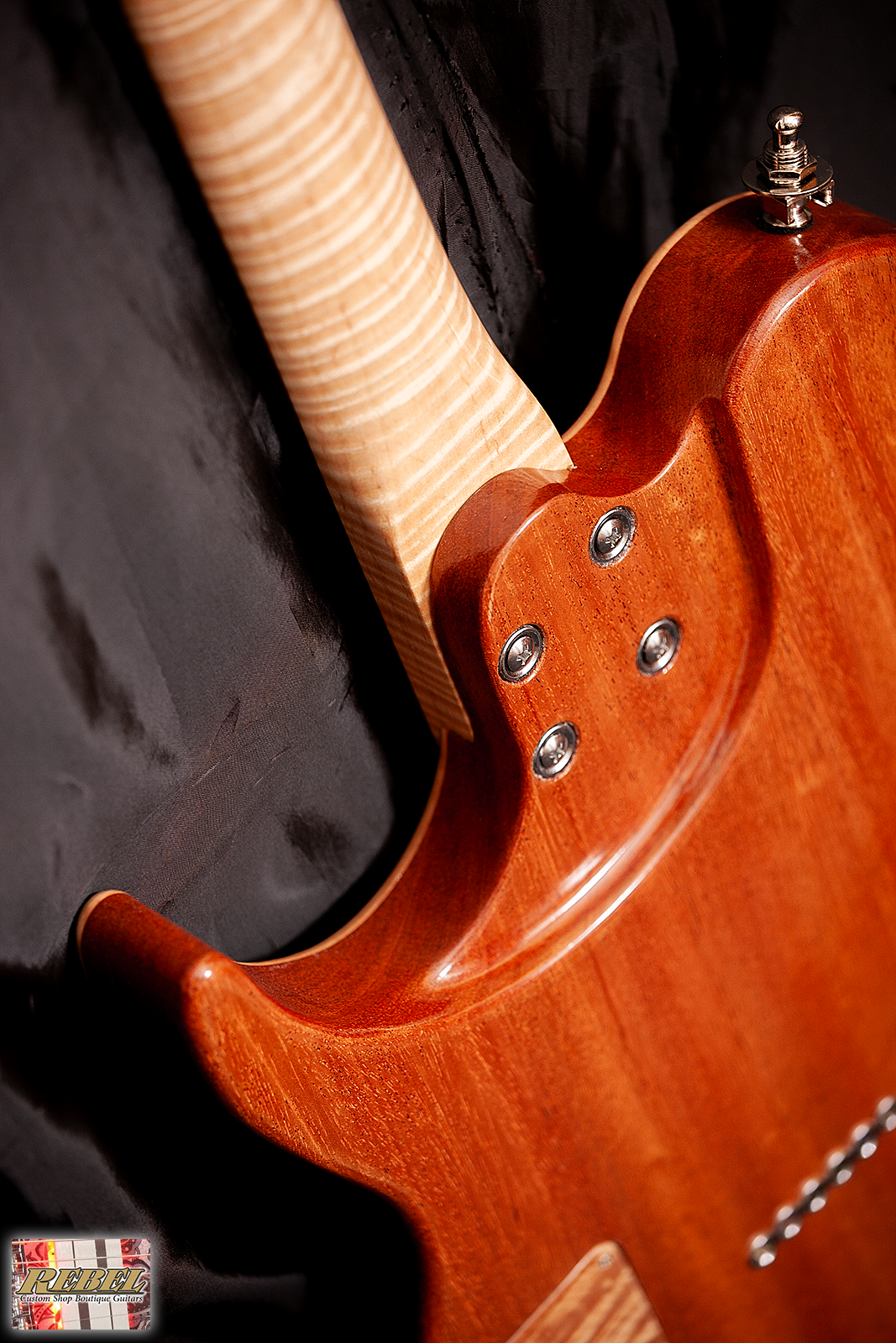 Prometheus Single Cut Away with Exquisite Maple Top and Custom Switching! - Image 8