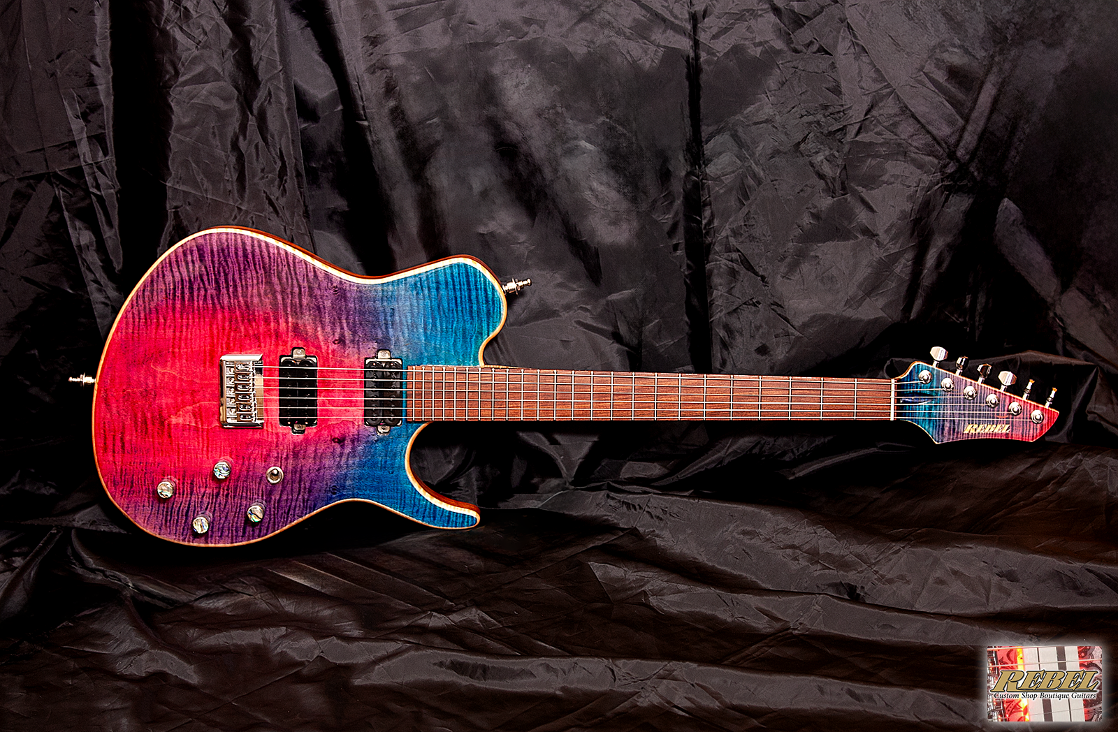 Prometheus Single Cut Away with Exquisite Maple Top and Custom Switching! - Image 10