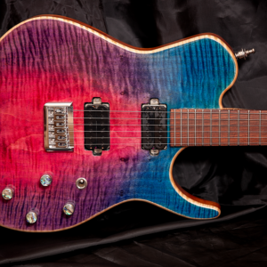 Prometheus Single Cut Away with Exquisite Maple Top and Custom Switching!